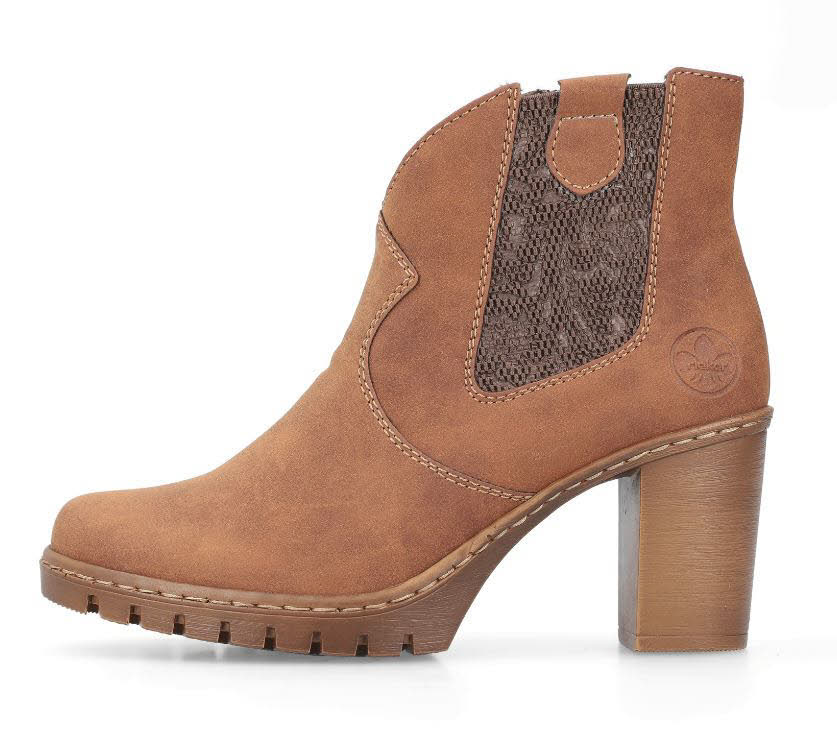 Rieker Damen Stiefel Sriefelette braun