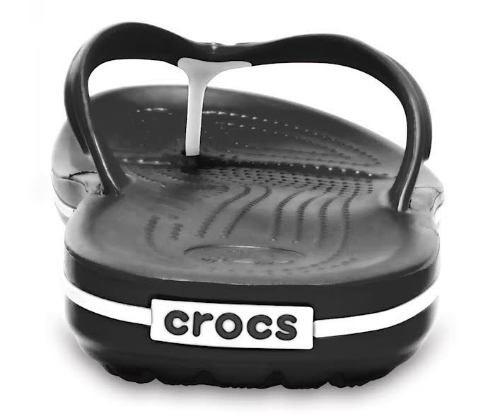 Crocs Crocband Flip Flop Herren Badeschuhe Zehentrenner schwarz NEU