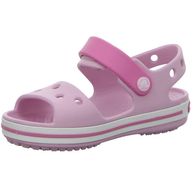 Crocs Crocband Sandal Kids Mädchen Sandalen Gummischuhe rosa NEU