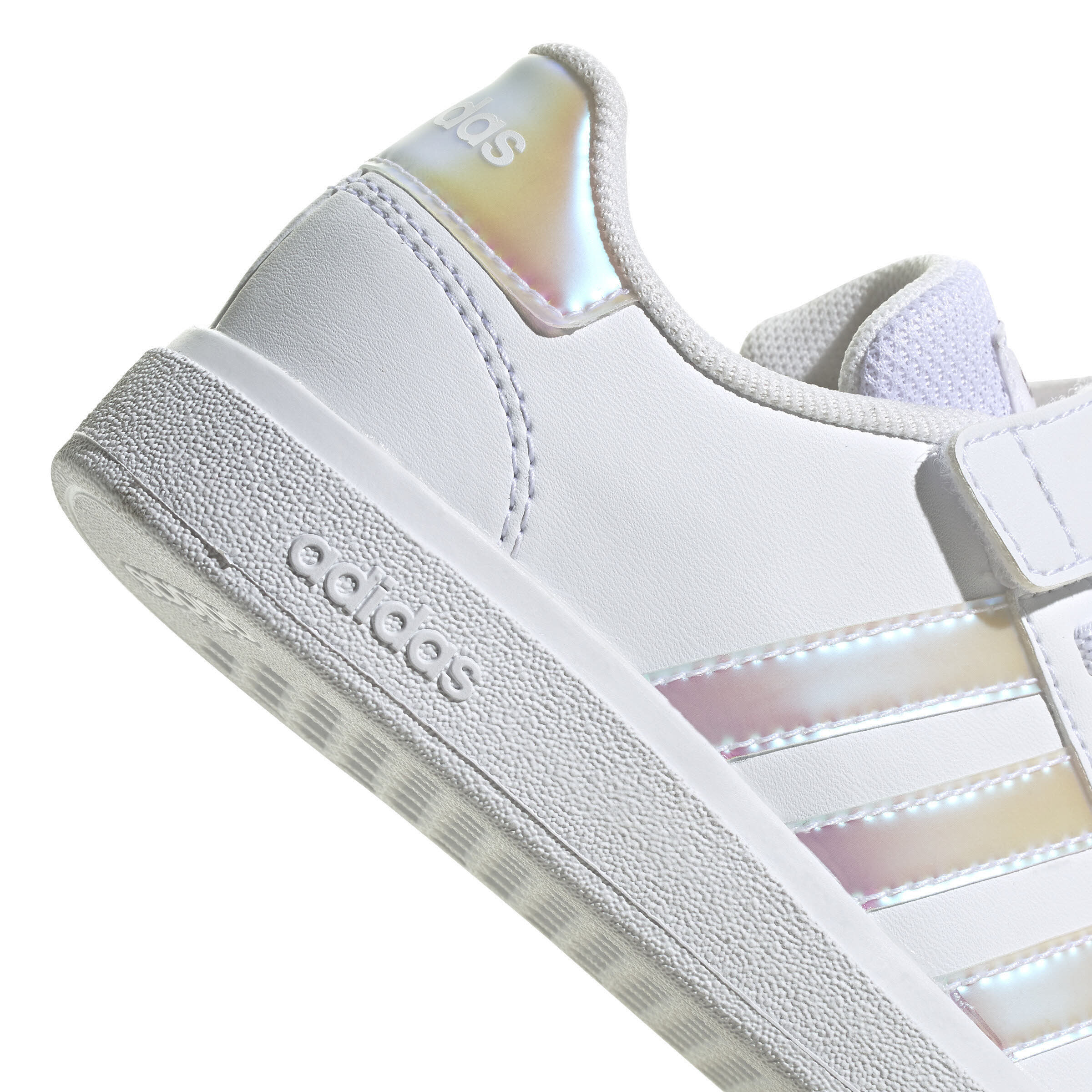 adidas Grand Court Lifestyle Mädchen Top Strap Schuh Lifestyle Schuh weiß