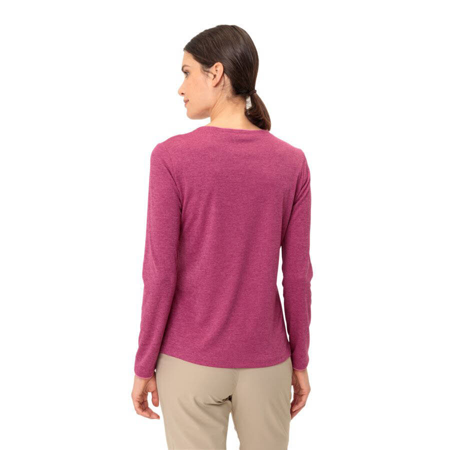 Vaude Essential Damen Langarmshirt Sweatshirt lila