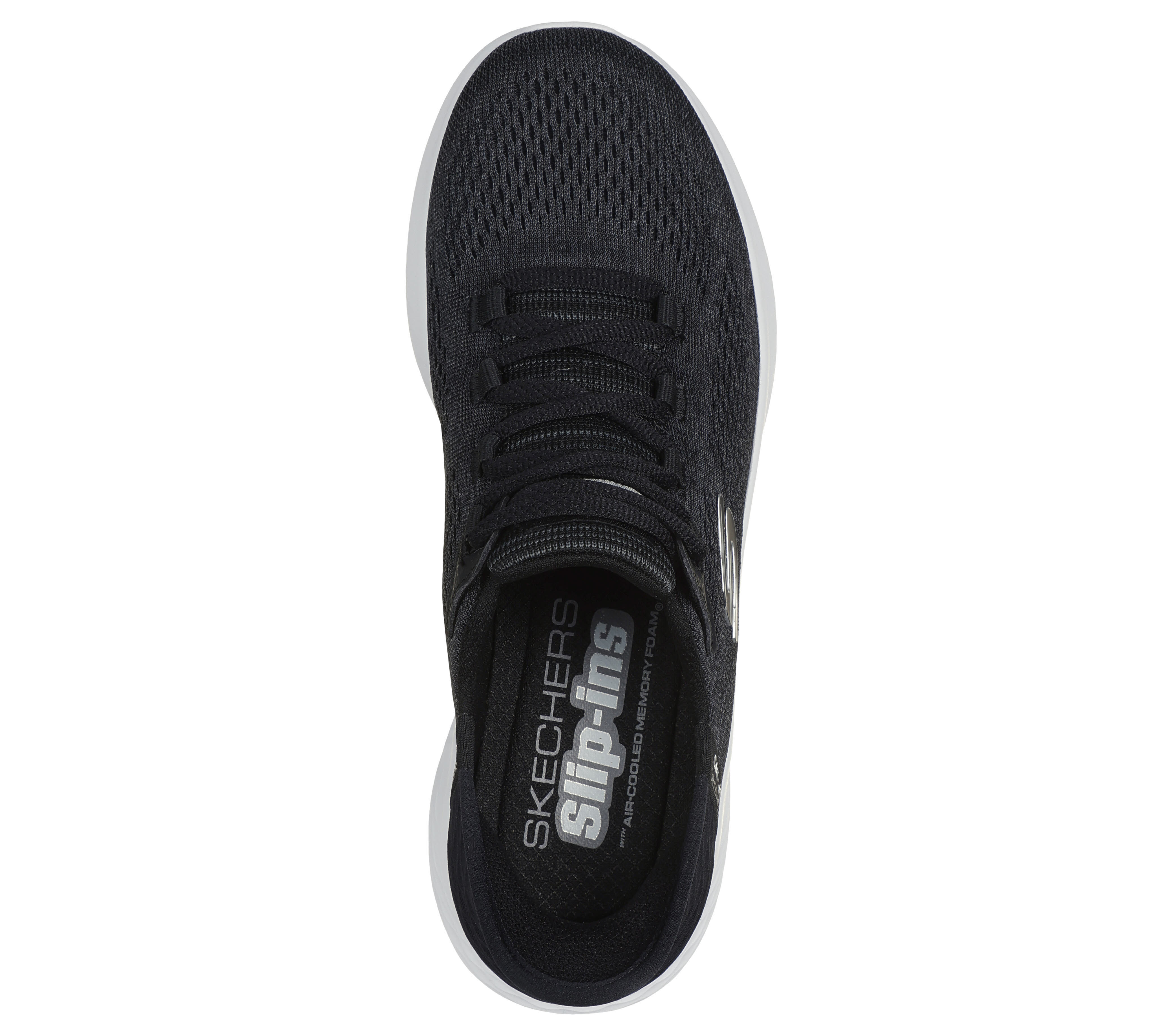 Skechers Lite Pro Damen Sneaker Slip-In schwarz