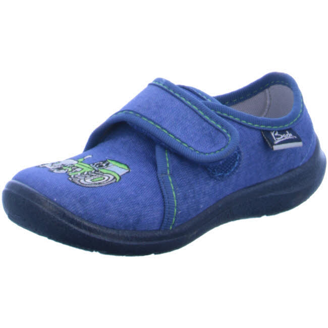 Beck Jungen Hausschuhe geschlossen blau