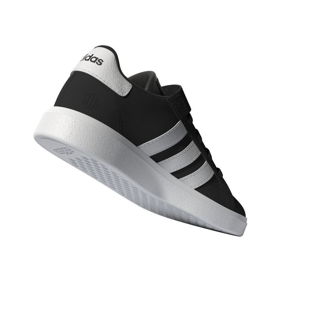 adidas Grand Court Lifestyle Jungen Top Strap Schuh Lifestyle Schuh schwarz