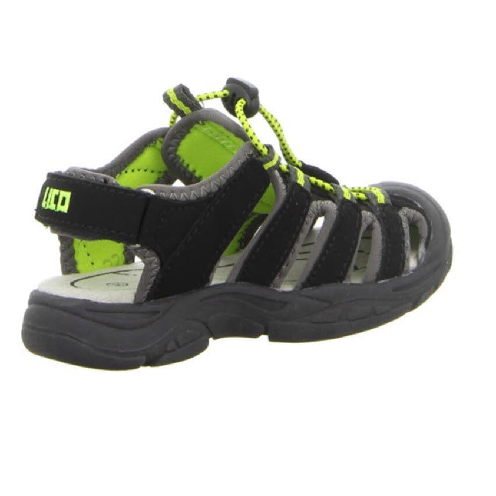 Brütting Trekkingsandale Kinder Sommerschuh Sandalette geschlossen schwarz NEU