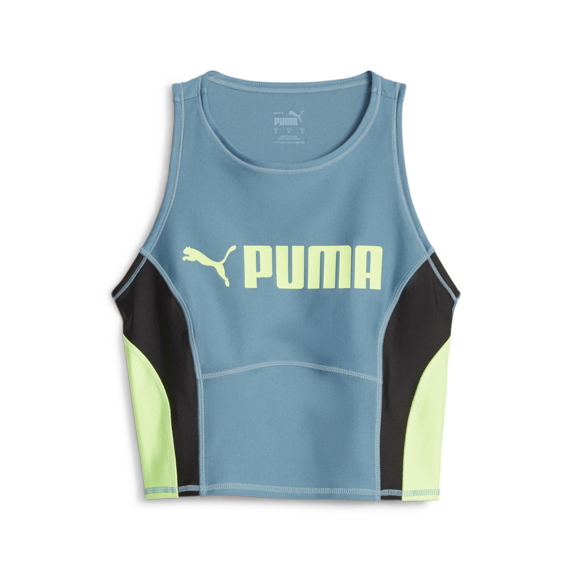 PUMA FIT EVERSCULPT TANK Sporttop Tanktop Damen blau