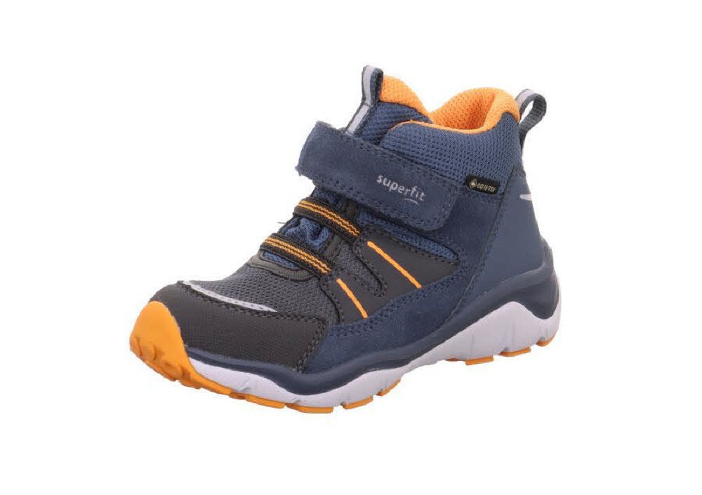 Superfit Sport5 Sneaker mit Klettverschluss Halbschuh Kleinkinderschuh Kids blau orange NEU