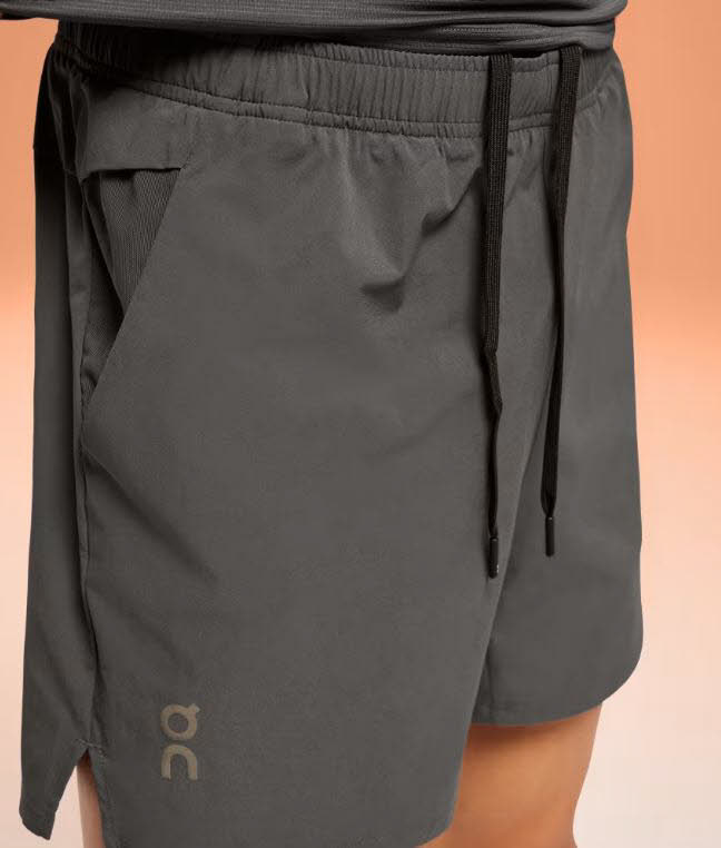 ON Essential Herren Shorts Laufshorts kurze Hose grau