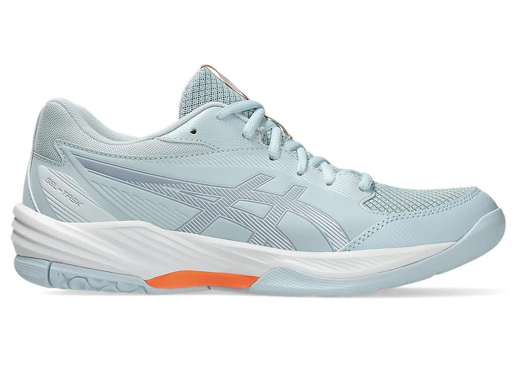 Asics GEL-TASK 4 Damen Hallenschuhe Sportschuhe cool grey/grey blue