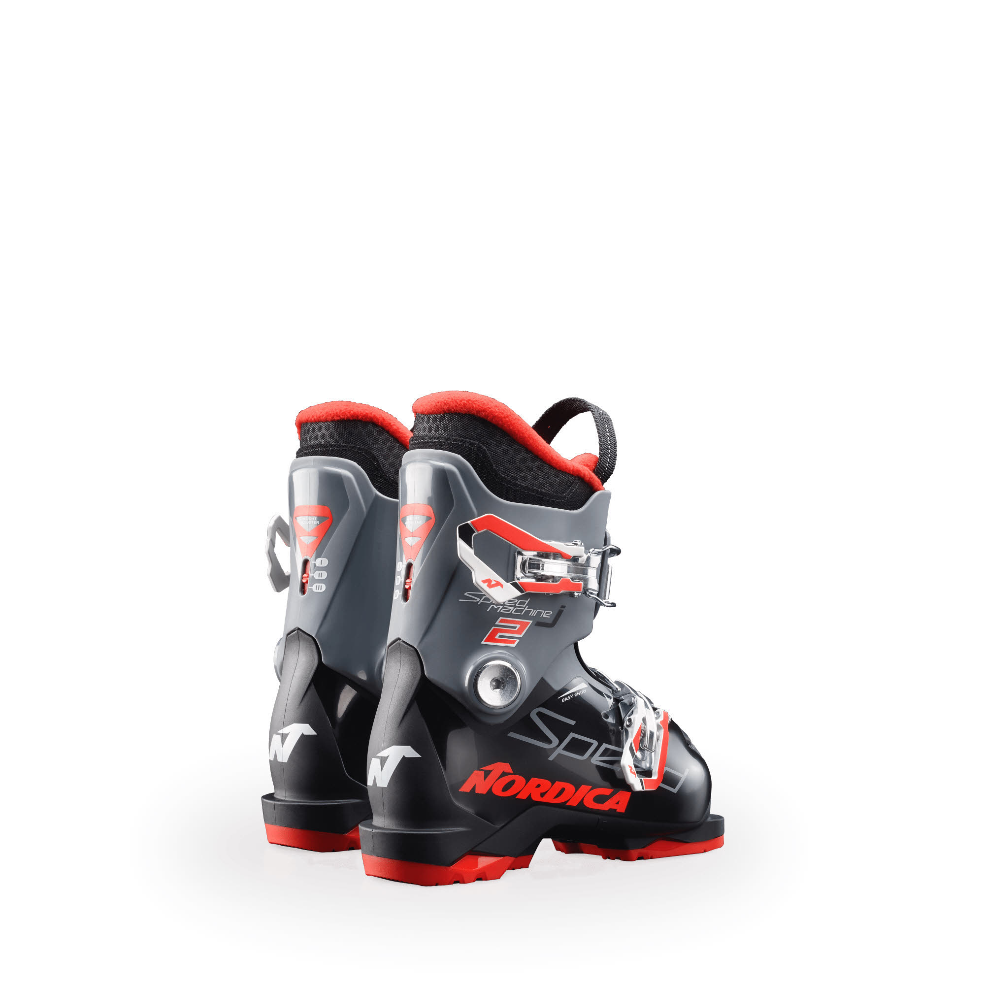 Nordica SPEEDMACHINE J 2 Kinder Ski Alpin Skischuhe Wintersport 23/24 grau NEU