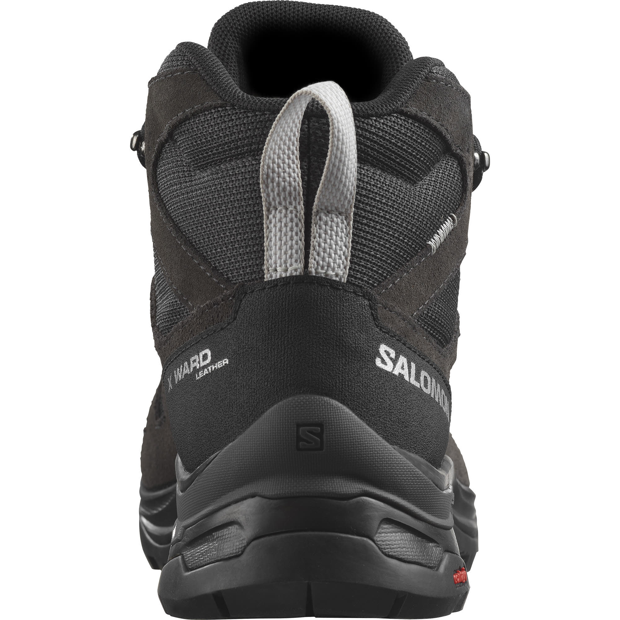 Salomon X Ward Leather Mid GTX Damen Trekkingschuh Schwarz