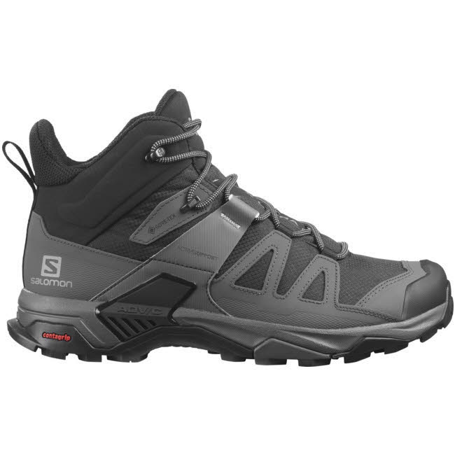 Salomon X ULTRA 4 MID WIDE GORE-TEX Herren Trekkingschuhe High Wanderschuhe schwarz