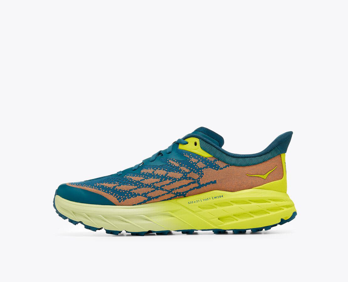 Hoka Speedgoat 5 Joggingschuhe Laufschuhe Sportschuhe Gelände Herren blau NEU