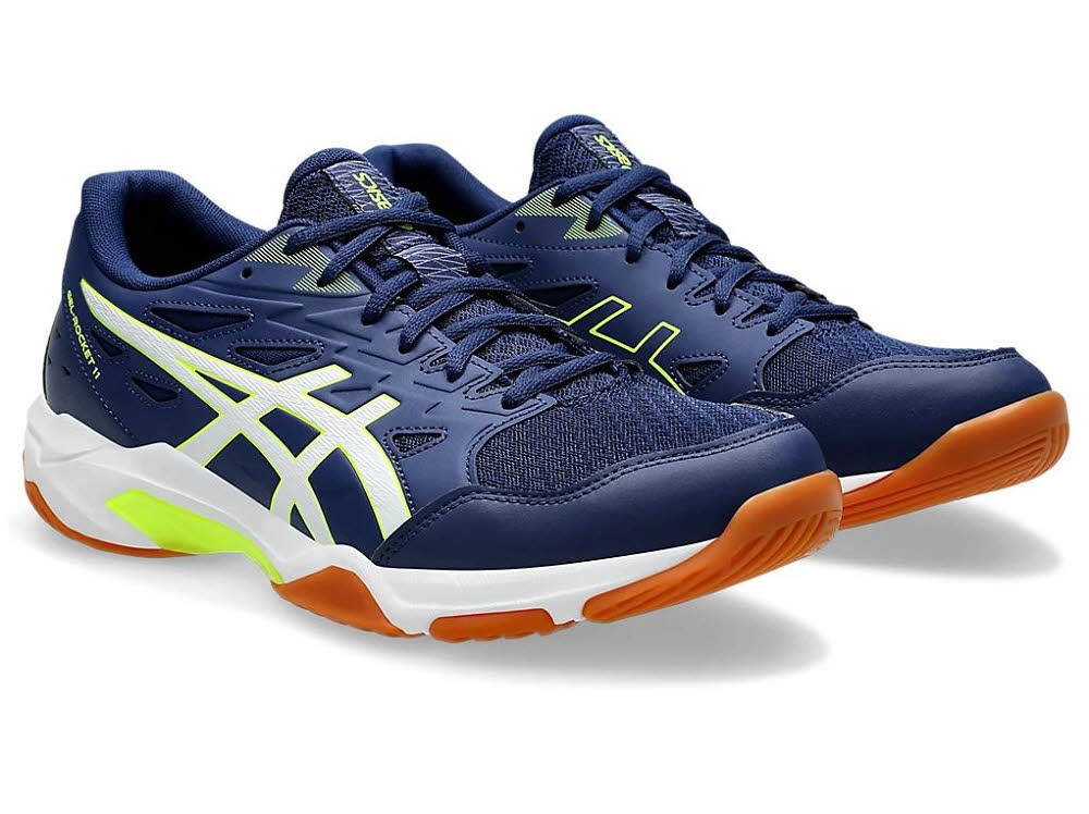 Asics GEL-ROCKET 11 Herren Sportschuhe Hallenschuhe blau