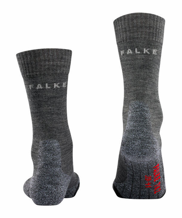 FALKE TK 2 Trekkingsocken Herren Funktion Outdoorsocken Wandern 1 Paar grau NEU