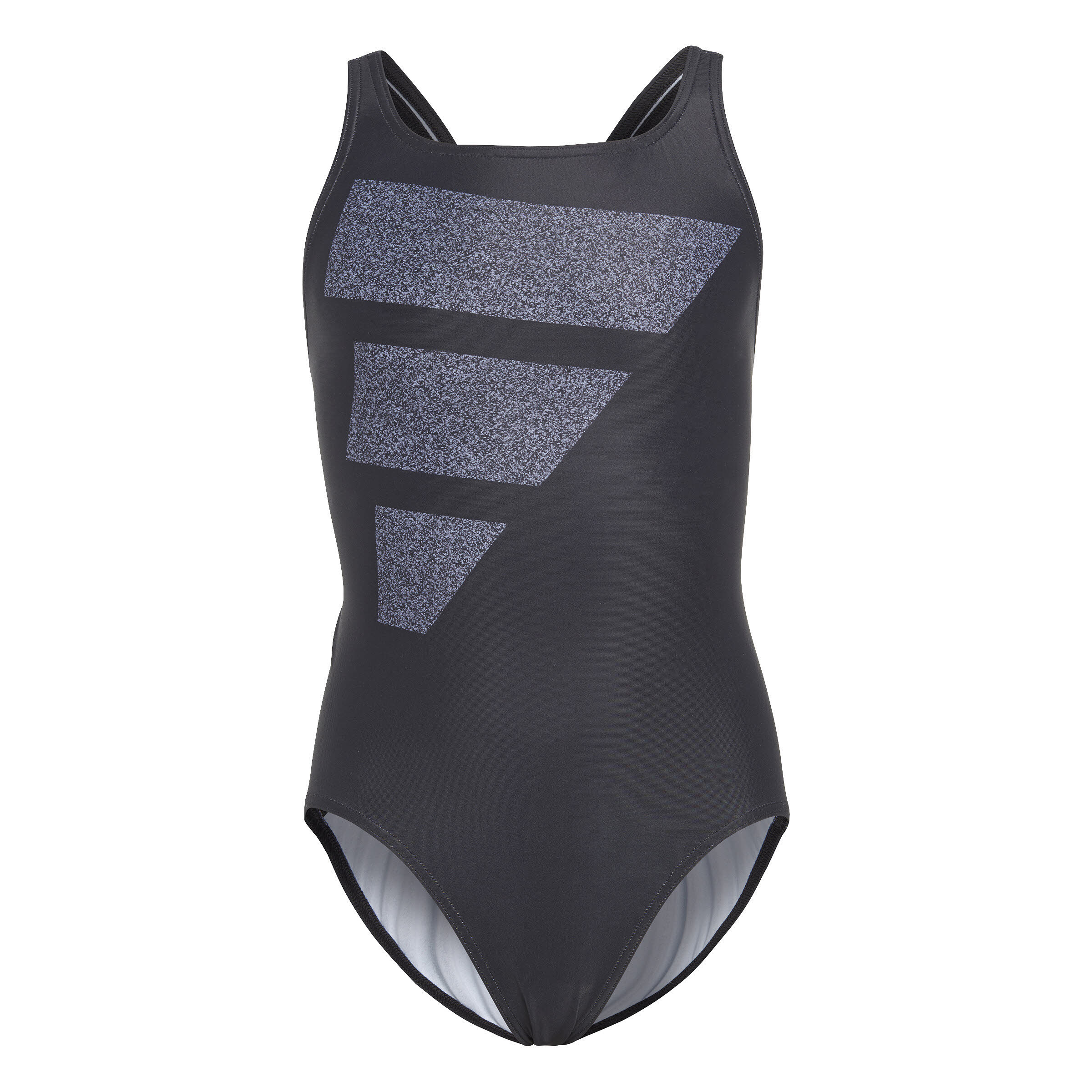 adidas Big Bars Suit Mädchen Badeanzug Einteiler Schwimmanzug schwarz NEU