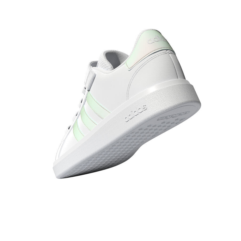 adidas Grand Court Lifestyle Mädchen Top Strap Schuh Lifestyle Schuh weiß