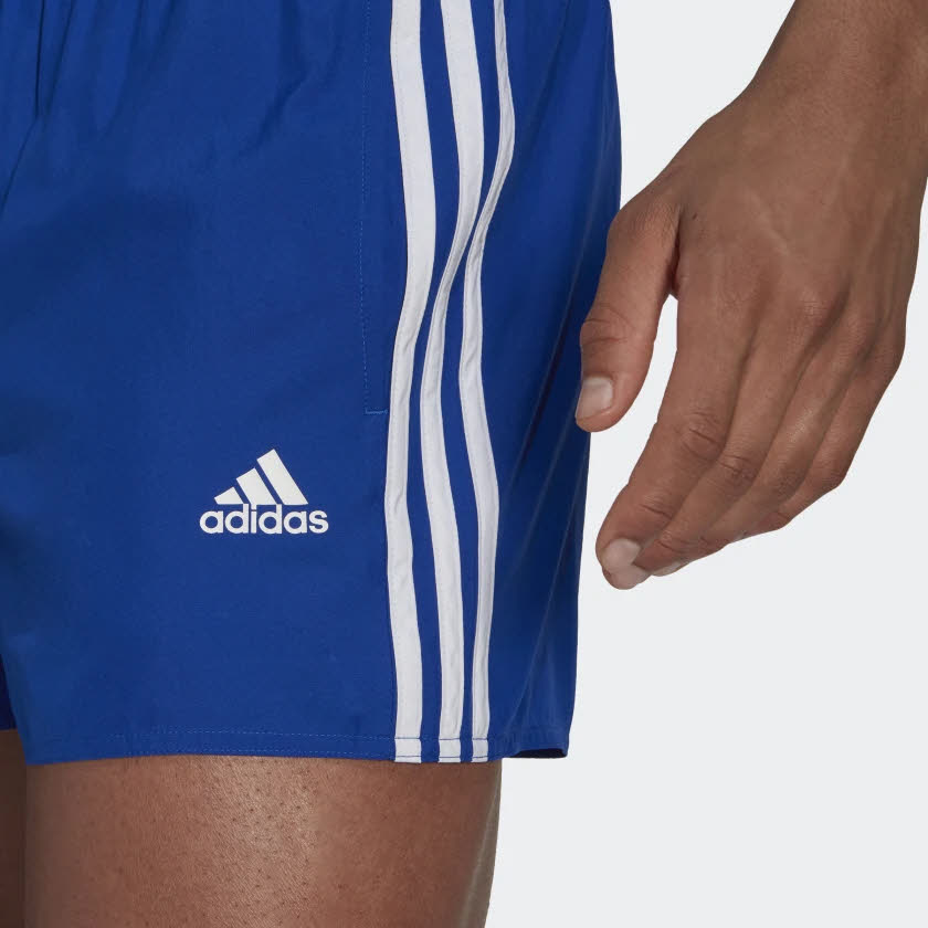 adidas Classic 3-Streifen Herren Badeshorts Badehose Schwimmhose blau NEU