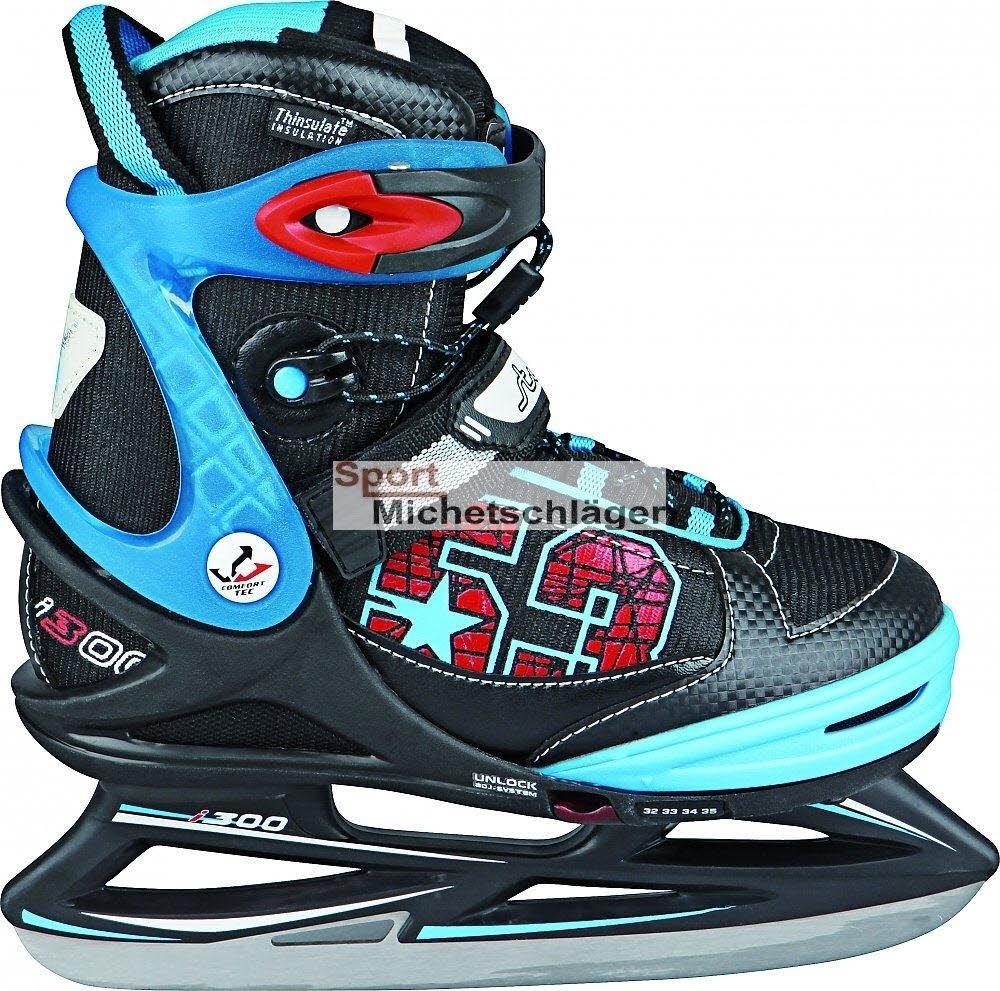 Stuf i300 EH-Semisoftskate verstellbare Schlittschuhe Soft Unisex IceSkates Eislauf NEU