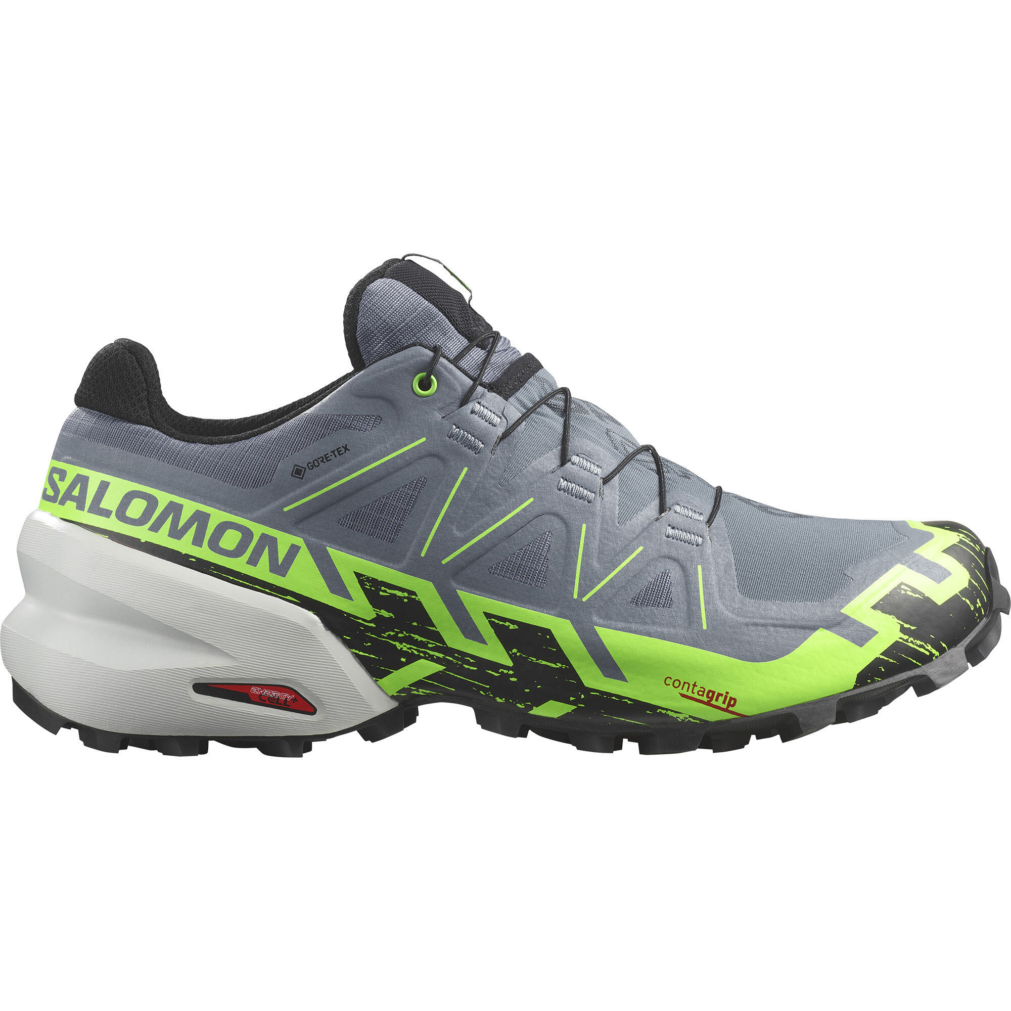 Salomon SPEEDCROSS 6 GTX Herren Laufschuhe Trailrunningschuhe grau/grün NEU