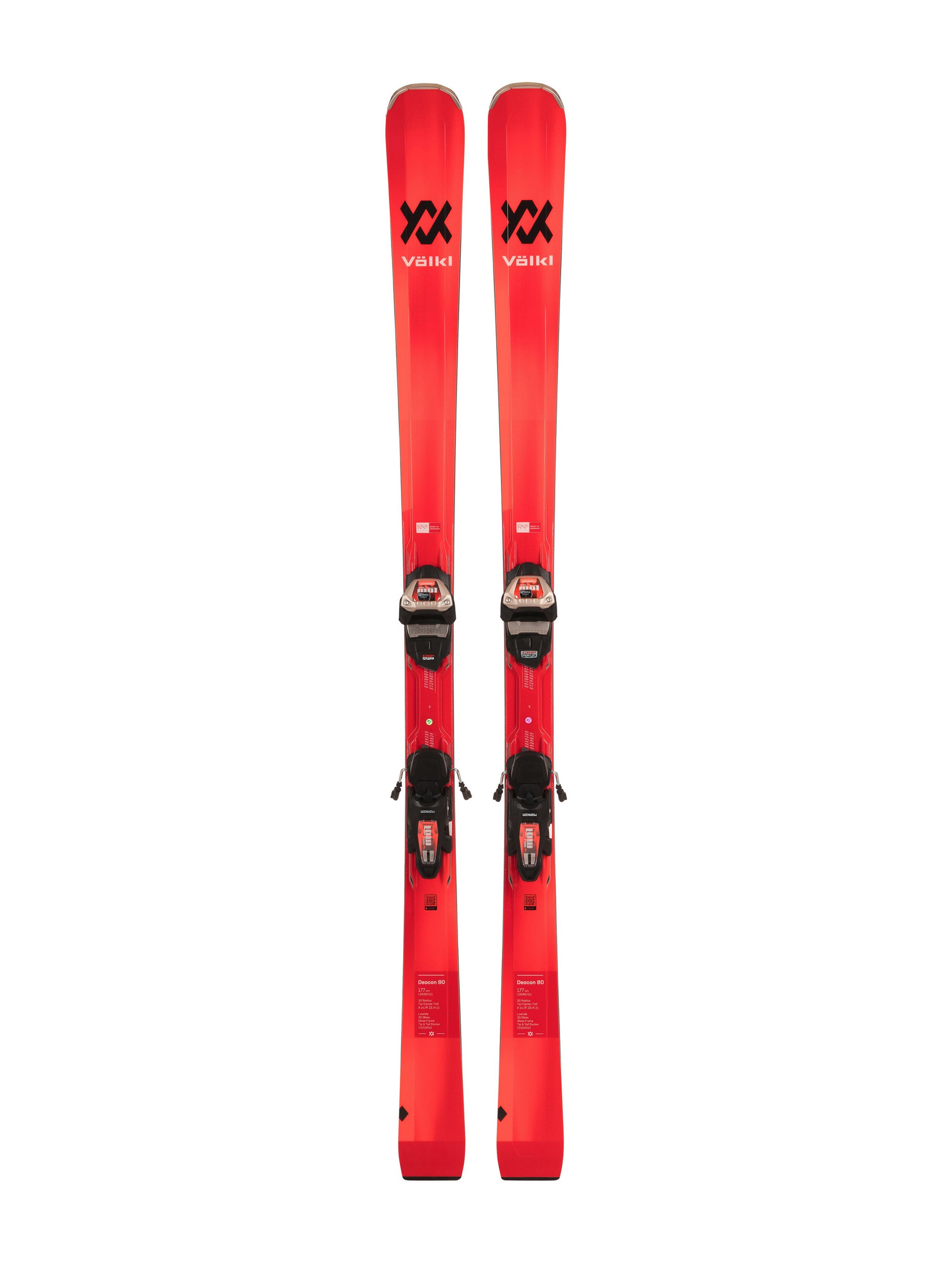 Völkl DEACON 80 LOWRIDE+LR XL 13 FR Bindung All Mountain Ski Fortgeschrittene 23/24 rot