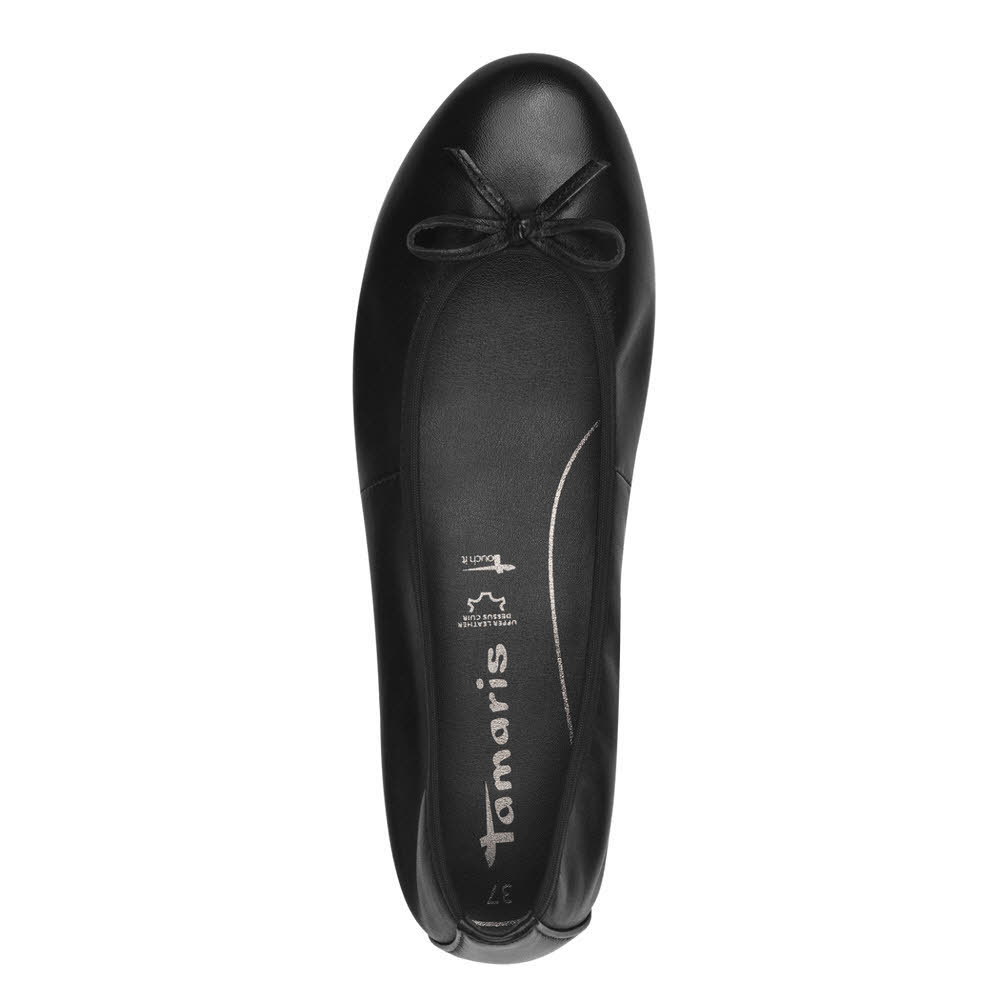 Tamaris Damen Ballerinas Modeschuhe schwarz NEU