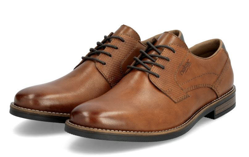 Rieker Herren Schnürschuhe Halbschuhe braun