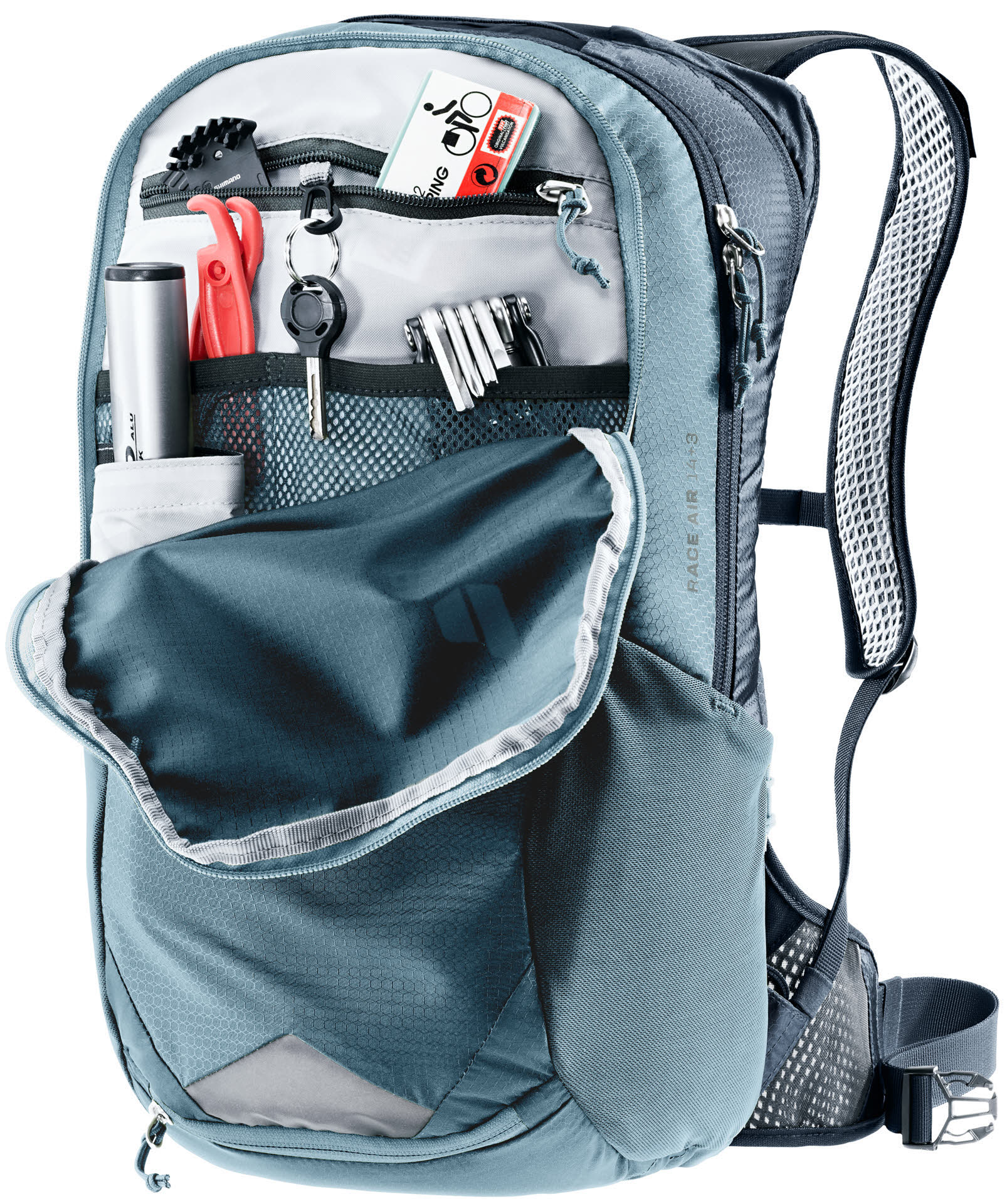 Deuter Race Air 14+3 Unisex Rucksack Fahrradrucksack blau