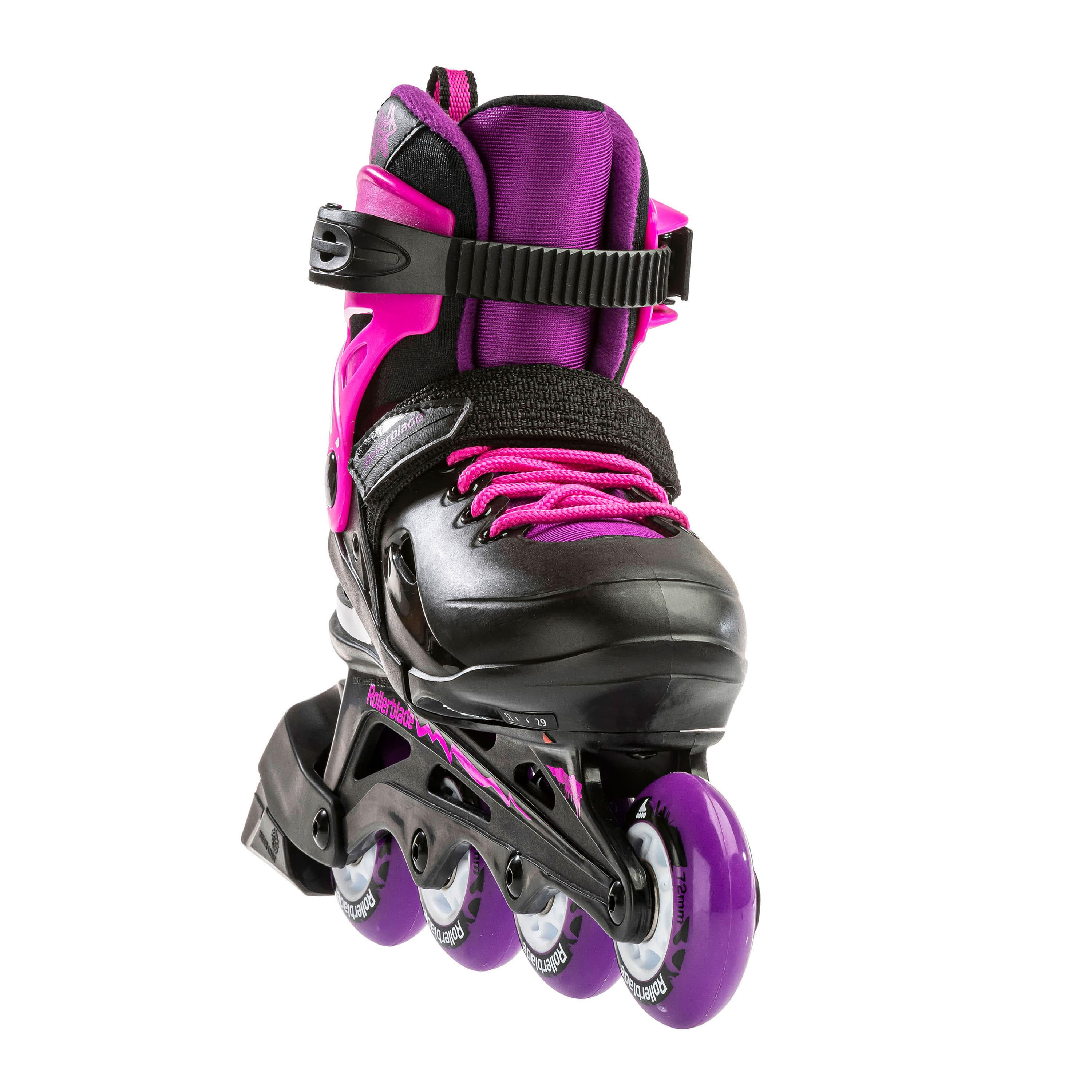 Rollerblade Fury G Jugend Inliner Inlineskates Mädchen schwarz/pink NEU