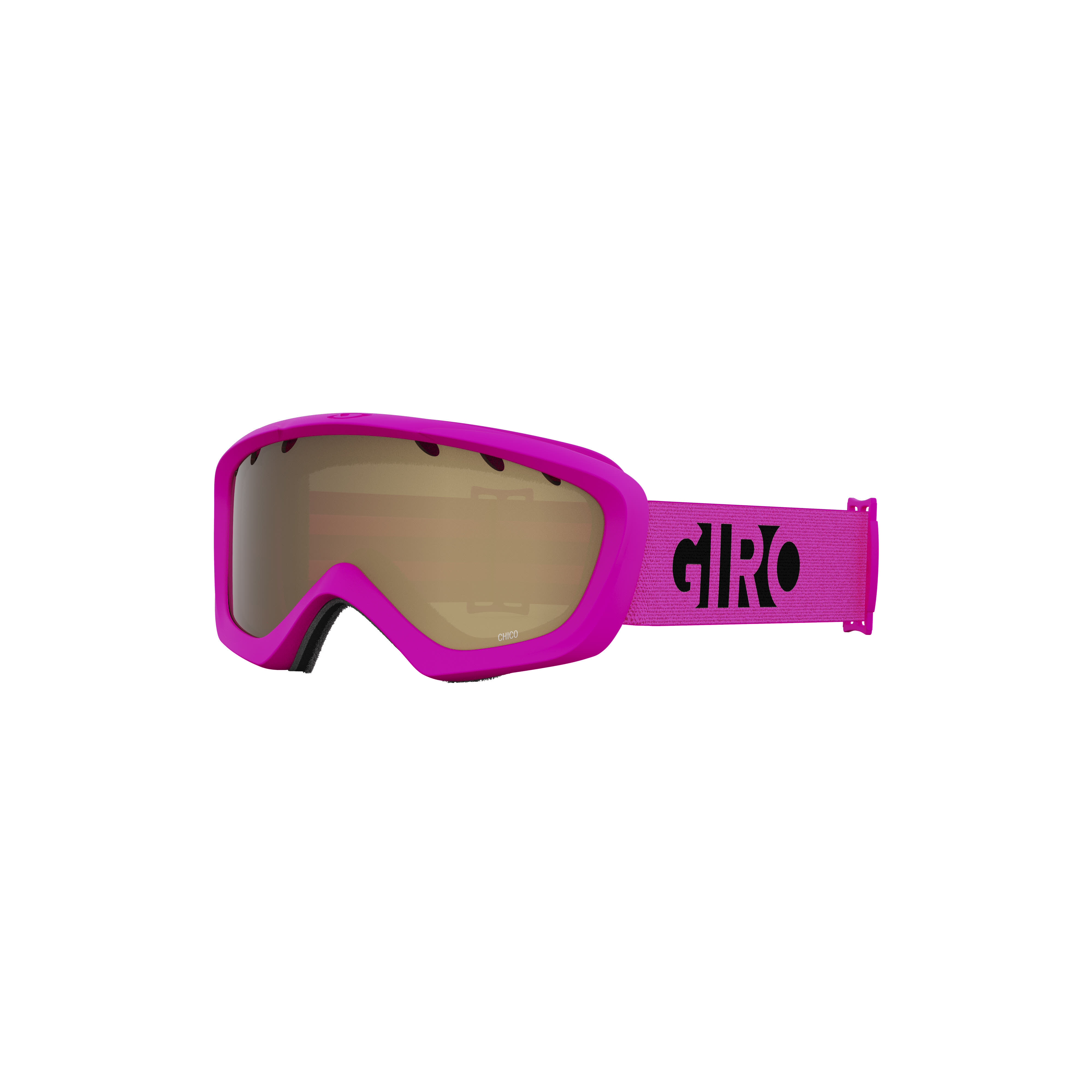 Giro Snow Chico Skibrille Anti-Beschlag Beschichtung Anti-Rutsch Brillenband Kinder pink