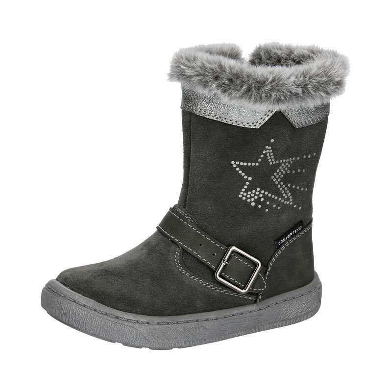 Lico Reena Mädchen Stiefelette Winterstiefel grau