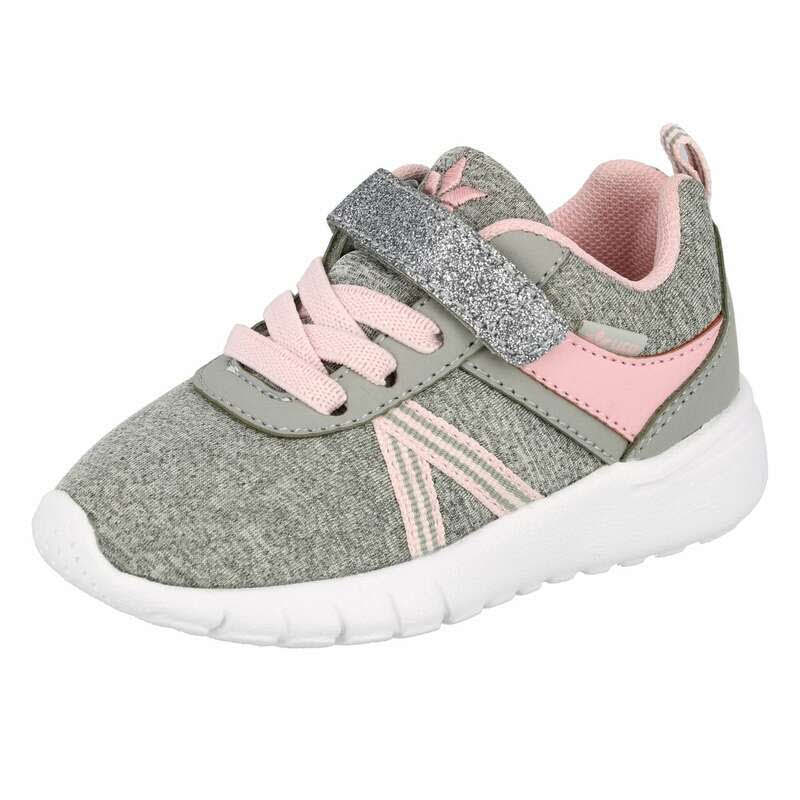 Lico Cakes V Mädchen Slipper Sneaker Freizeitschuhe Klettverschluß grau/rosa NEU