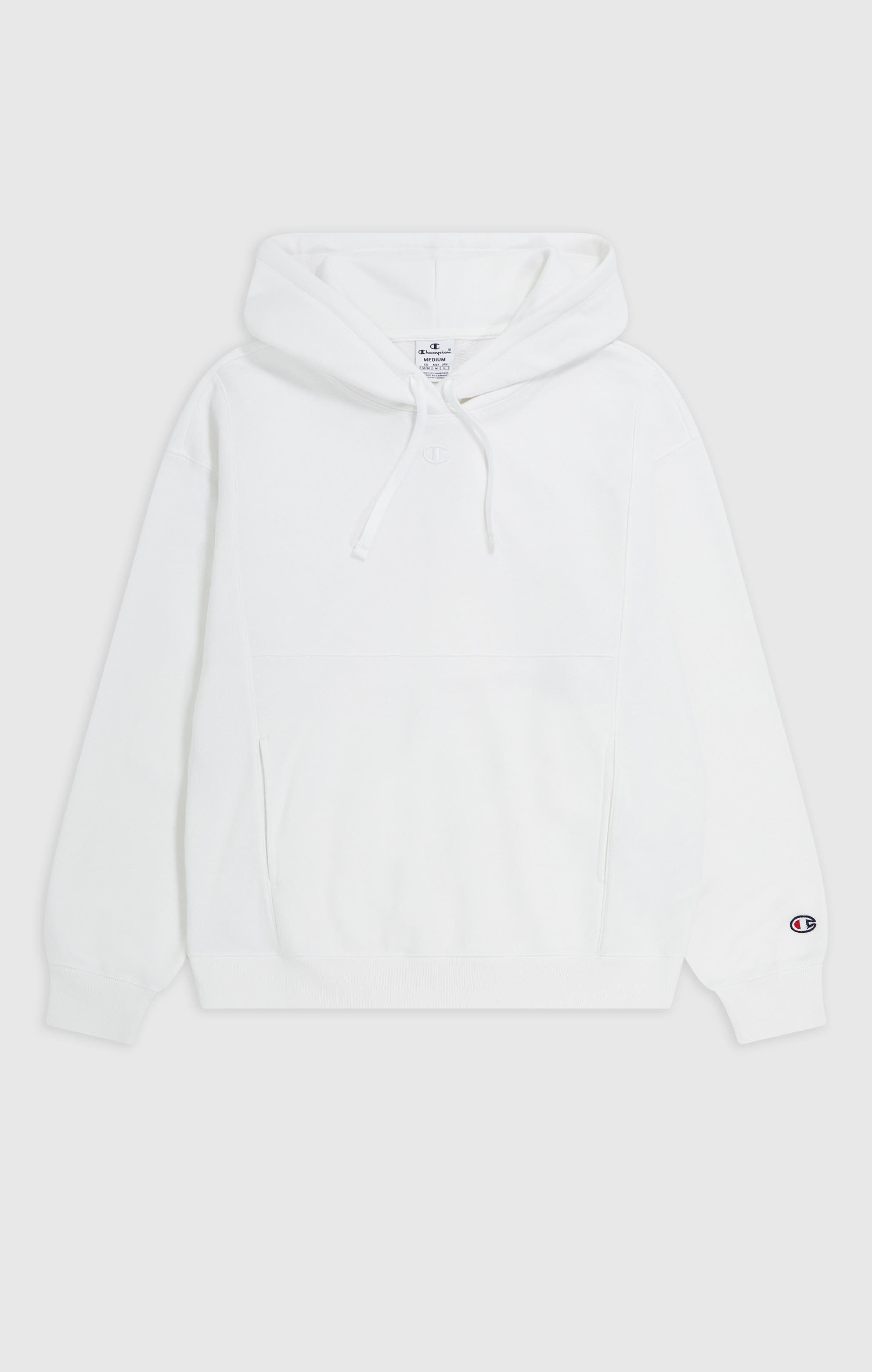 Champion Icons Damen Hoodie Kapuzenpullover weiß