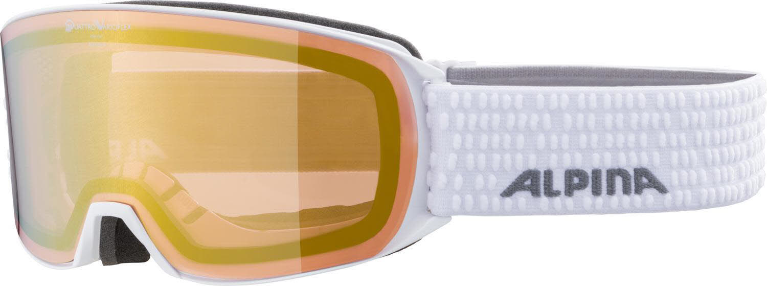 Alpina Nakiska QV Damen Skibrille Snowboardbrille Comfort Frame weiß