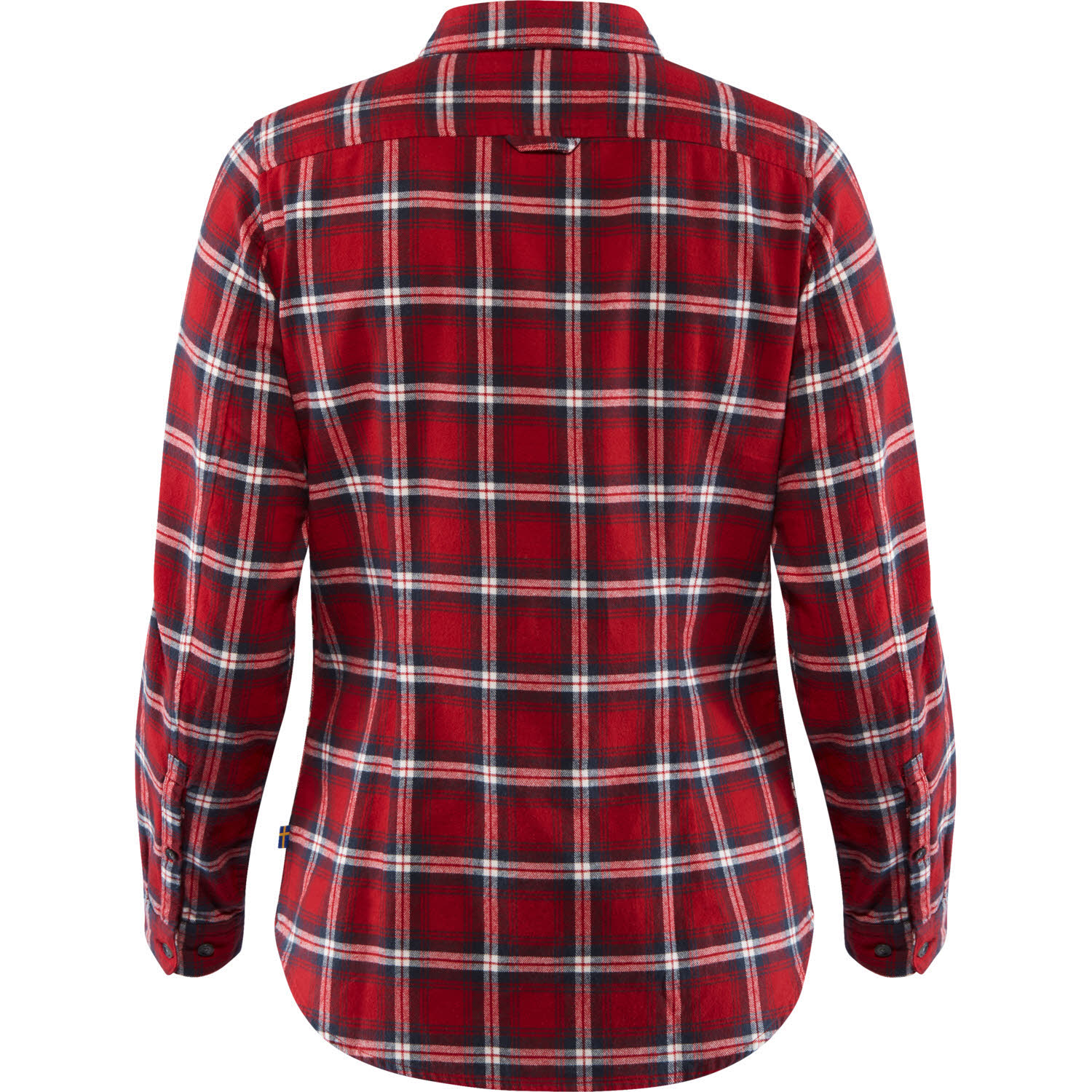 Fjäll Räven Övik Flannel Shirt Flanellhemd aus Baumwolle Leicht Damen Rot