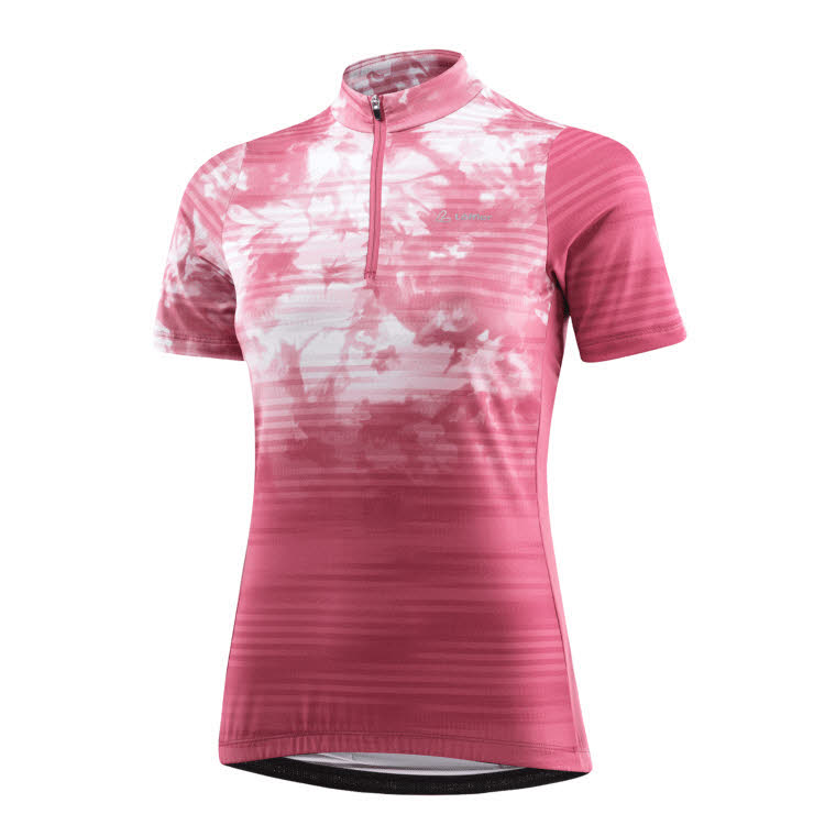 Löffler Damen BIKE JERSEY HZ SPIRIT MID Bike-T-Shirt Radsport-Trikot rosa