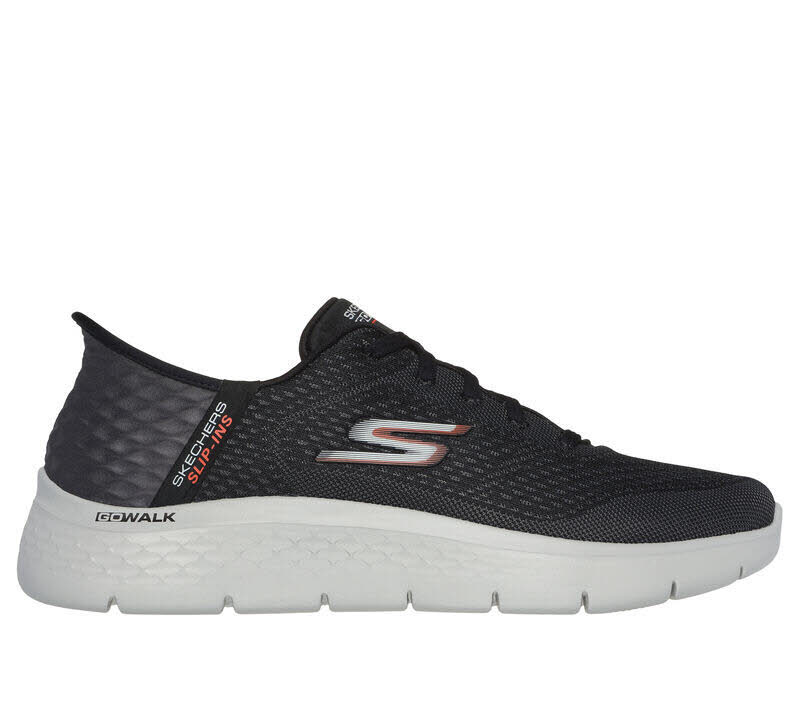 Skechers GO WALK Flex - New World Slip-ins Slipper Sneaker Herren schwarz