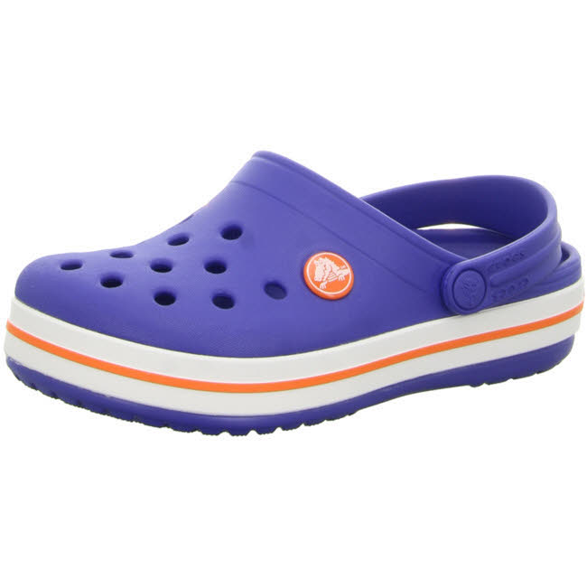 Crocs Crocband Jungen Clogs Pantoletten Gummischuhe blau