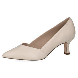 Caprice Women Court Shoe Lederpumps Absatzschuhe Modeschuhe Damen cremebeige