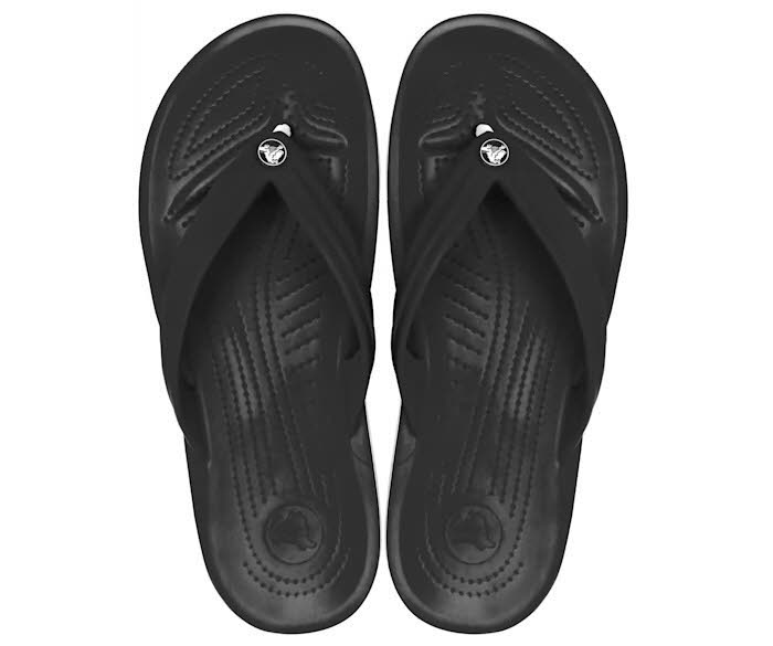 Crocs Crocband Flip Flop Herren Badeschuhe Zehentrenner schwarz NEU