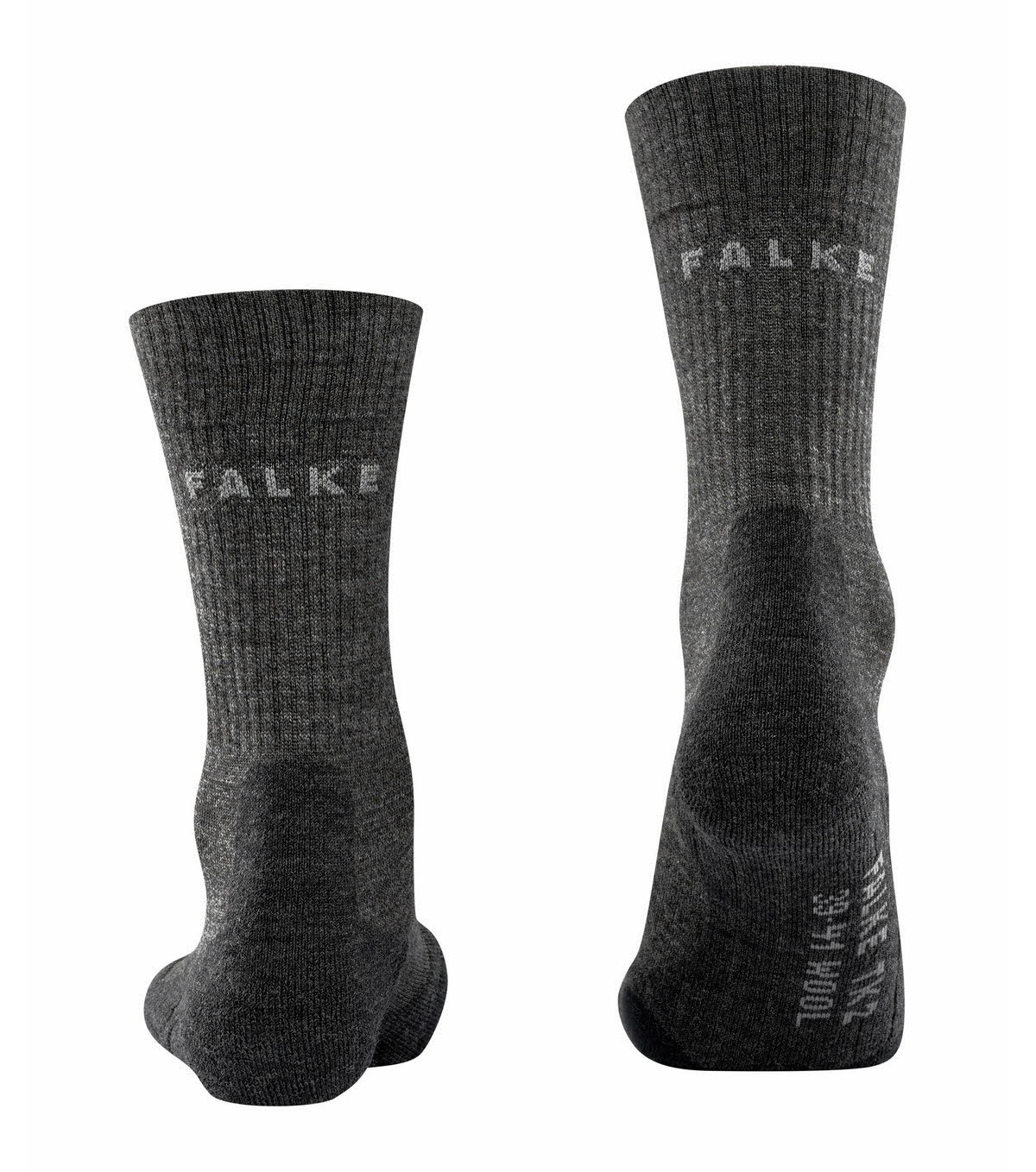 Falke TK2 Wool Herren Trekking Socken Sportsocken Wandersocken 1 Paar grau NEU