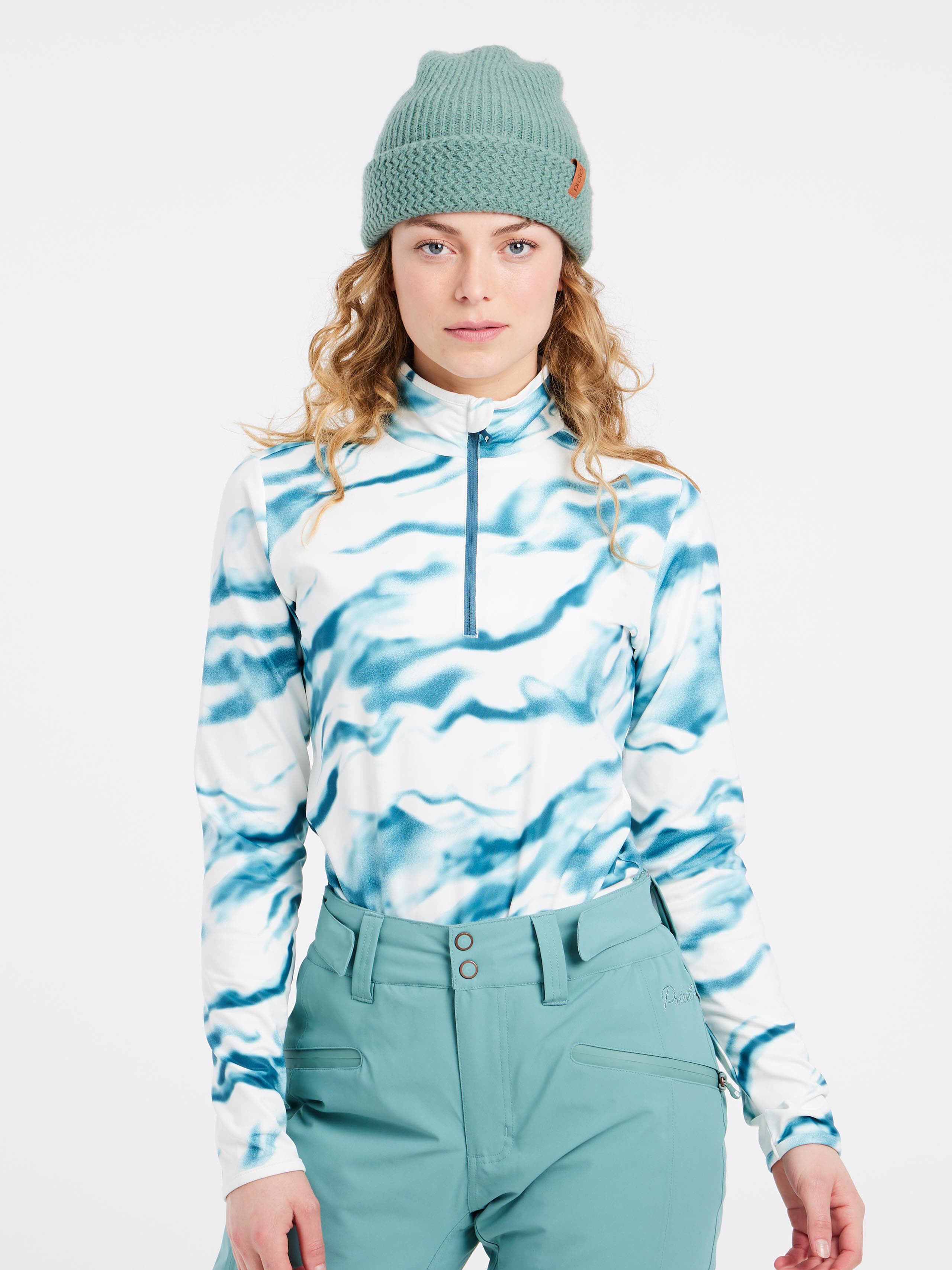 Protest PRTRIKOTI Skipullover Skirolli Damen weiß blau