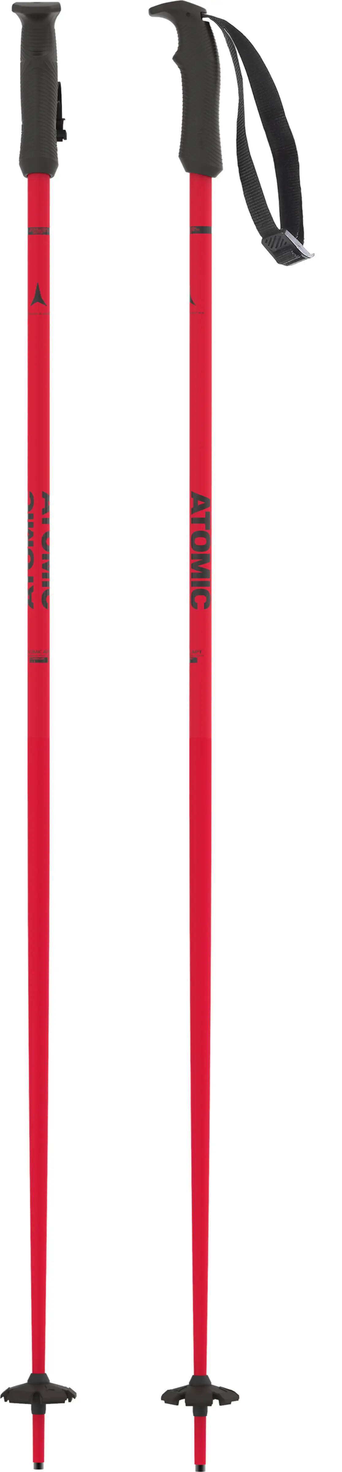 Atomic AMT Unisex Skistöcke Ski Poles Ski Alpin Aluminium rot NEU