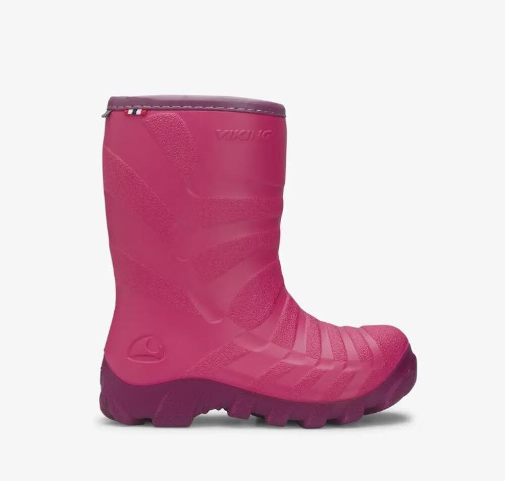 Viking ULTRA 2.0 Mädchen Winterstiefel gefüttert Gummistiefel Thermoboots pink