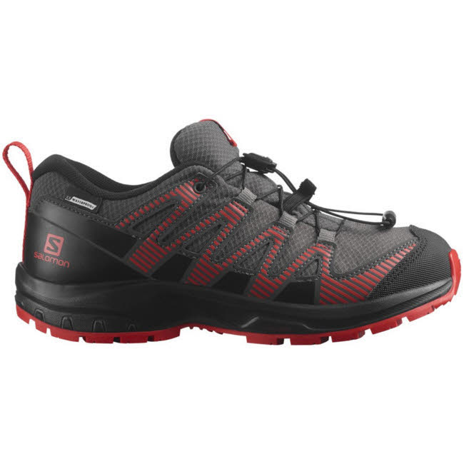 Salomon XA PRO V8 CSWP J Jungen Wanderschuhe Trekkingschuhe schwarz/rot NEU