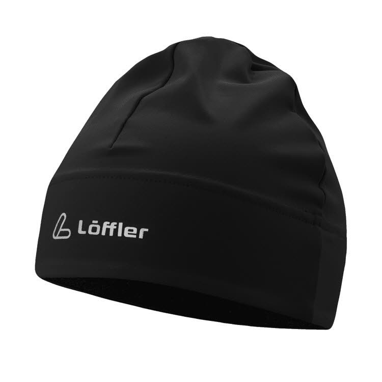 Löffler Mono Hat Unisex transtex-Futter Schlaufe schwarz NEU