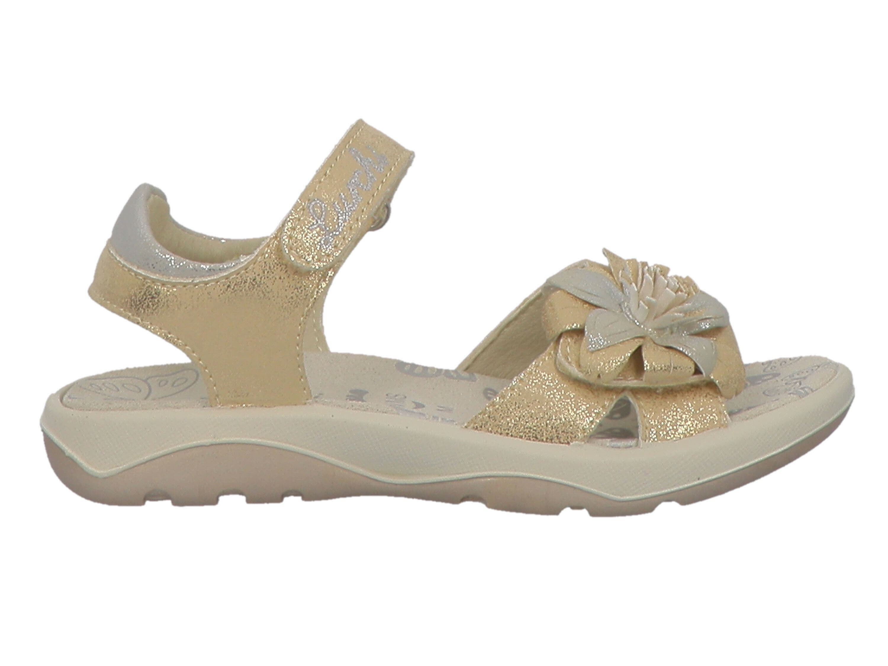 Lurchi Sandalen Sandaletten Kinder Mädchen gold