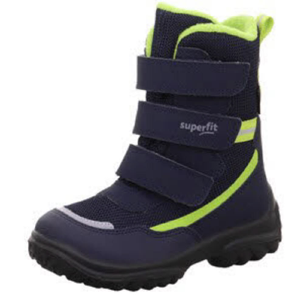 Superfit Snowcat Stiefel Winterstiefel Boots Kinderstiefel Klettverschluss blau grün NEU