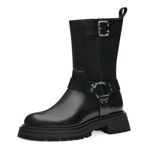 Tamaris Stiefel Black Modeschuh Stiefeletten Boots Damen schwarz