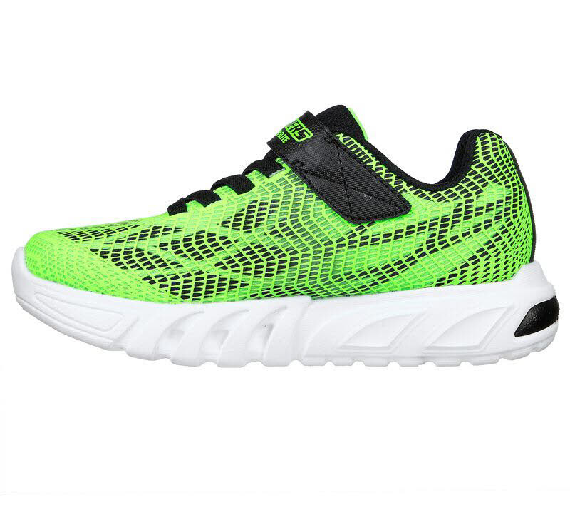 Skechers Flex-Glow-Elite Vorlo Jungen Sneaker grün